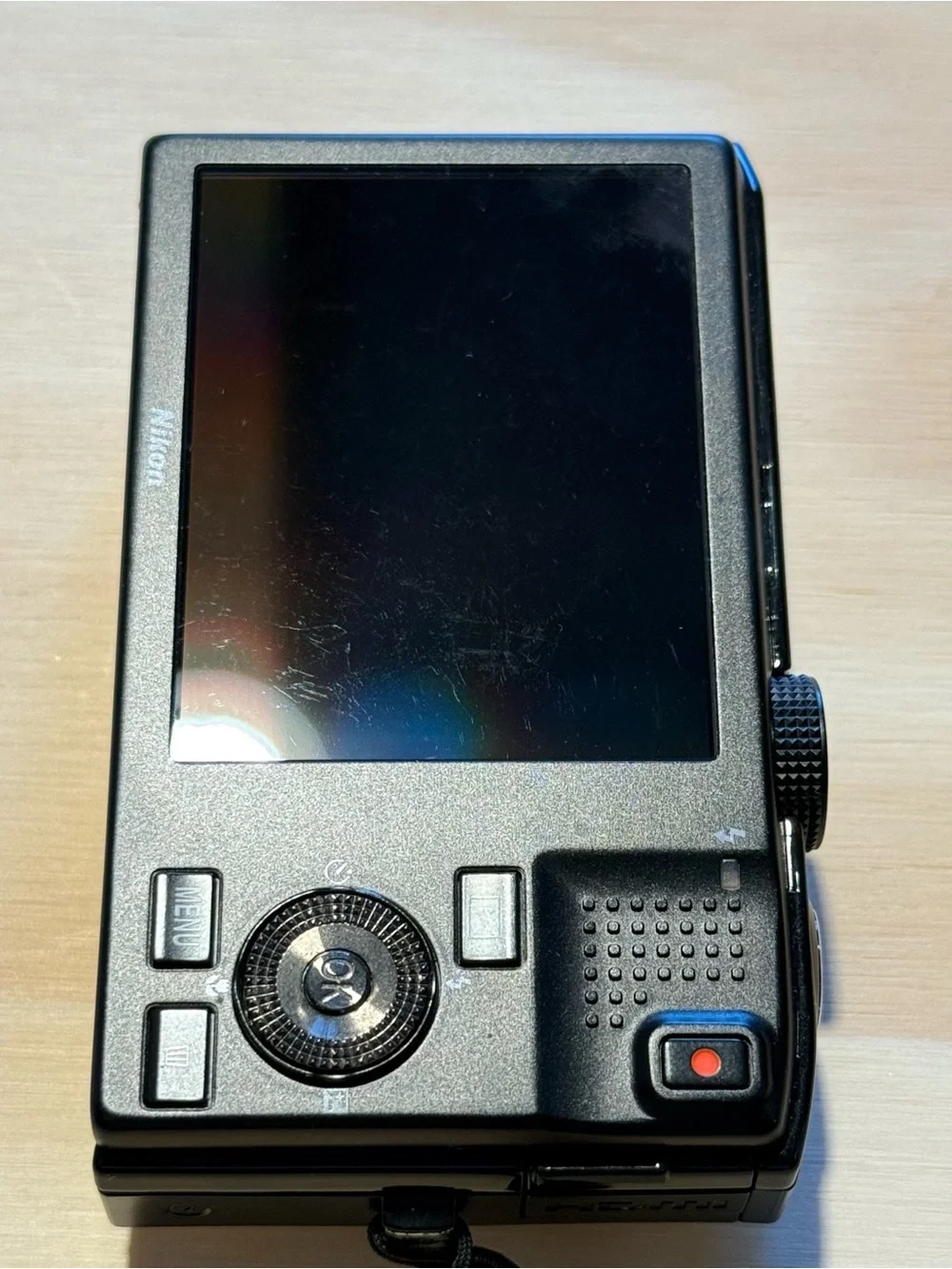 Nikon COOLPIX S8100 12.1MP Digital Camera BROKEN Top Button For-Parts/Repair!!